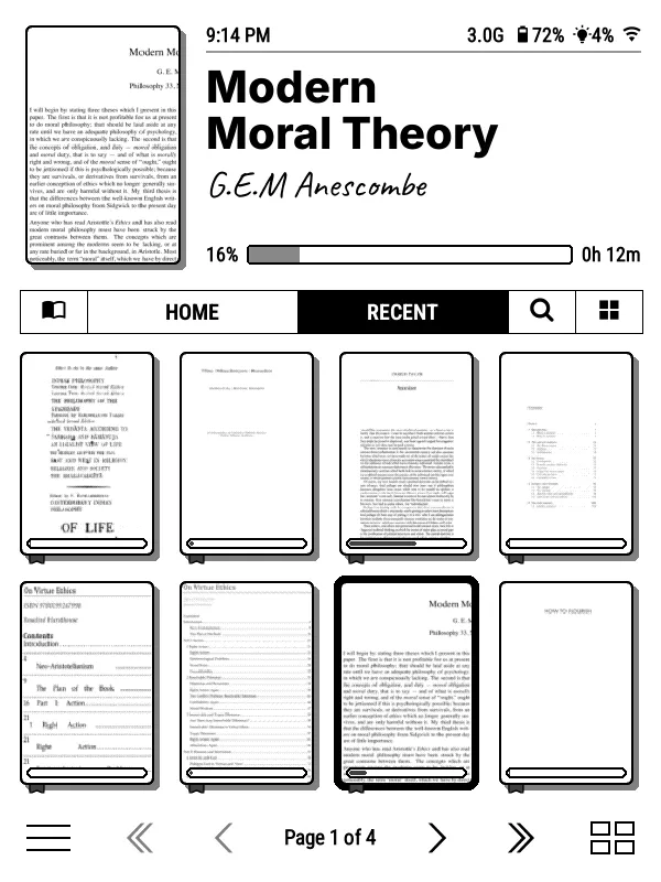 Bookshelf screenshot